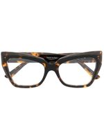 Balenciaga Eyewear lunettes de vue à monture papillon - Marron