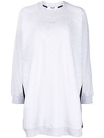 MSGM sweat oversize à bandes contrastantes - Gris