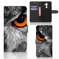 Nokia 7 Plus Telefoonhoesje met Pasjes Uil