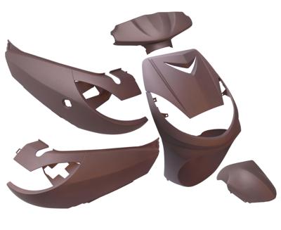 Edge plaatset vivacity tot bj. 2008 6 delig mat bruin