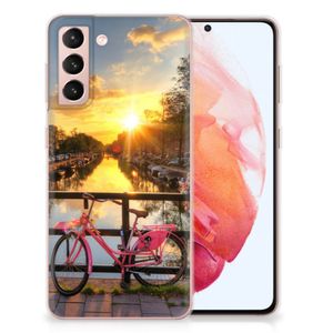 Samsung Galaxy S21 Siliconen Back Cover Amsterdamse Grachten