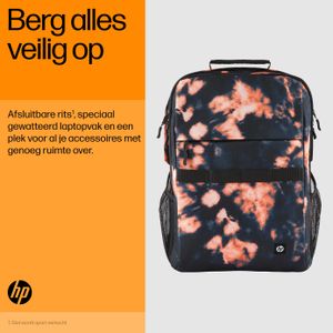 HP Campus XL Laptoprugzak Geschikt voor max. (laptop): 40,9 cm (16,1) Baltic Blue, Lichtoranje