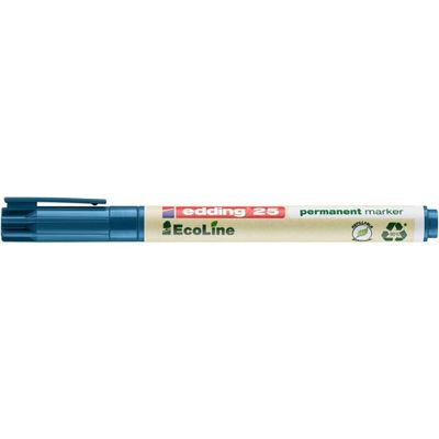 Edding e-25 EcoLine 4-25003 Permanent marker Blauw Watervast: Ja