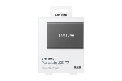 Samsung Portable SSD T7 1TB Externe SSD Grijs