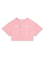 Marc Jacobs Kids t-shirt crop à logo imprimé - Rose