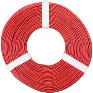 125-050 Draad 1 x 0.25 mm² Rood 50 m