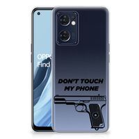 OPPO Reno 7 5G | Find X5 Lite Silicone-hoesje Pistol DTMP - thumbnail