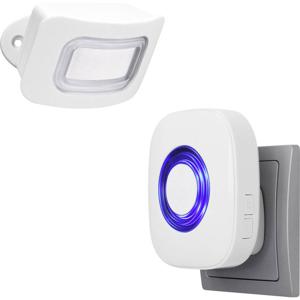 Pentatech FD25 bewegingsmelder Passieve infraroodsensor (PIR) Draadloos Plafond/muur Wit