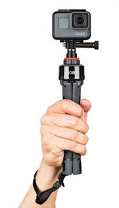 JOBY GripTight™ PRO TelePod™ Tripod 1/4 inch Werkhoogte: 20.8 - 63.5 cm Zwart Voor smartphones en GoPro, Incl. smartphonehouder