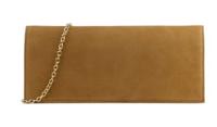 Lodi Dames Clutches in Suede (Taupe)