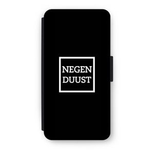 Negenduust black: iPhone 8 Plus Flip Hoesje