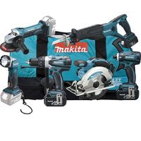 Makita DLX6011 | 6 delige 18V Li-Ion accu combi set (3x 3.0Ah accu) in tas - DLX6011 - thumbnail