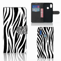 Xiaomi Mi A2 Lite Telefoonhoesje met Pasjes Zebra
