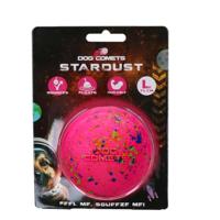Dog Comets Ball Stardust Ø7,5 cm - Hondenspeelgoed bal - Hondenbal Natuurlijk Rubber - Ball Hond - Roze - 1 stuk