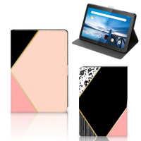 Lenovo Tablet M10 Tablet Beschermhoes Zwart Roze Vormen