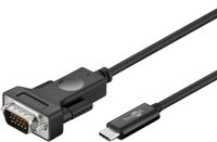 Goobay 51769 video kabel adapter 1,8 m USB Type-C VGA (D-Sub) Zwart - thumbnail