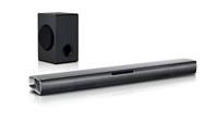 LG SJ2 2.1 Soundbar (160W, draadloze subwoofer, bluetooth) zwart