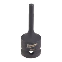 Milwaukee Accessoires 1/2 Impact HEX bit dop HEX5 - 4932478063