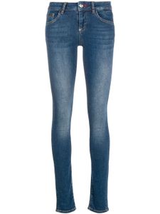 Philipp Plein jean skinny à ornements - Bleu