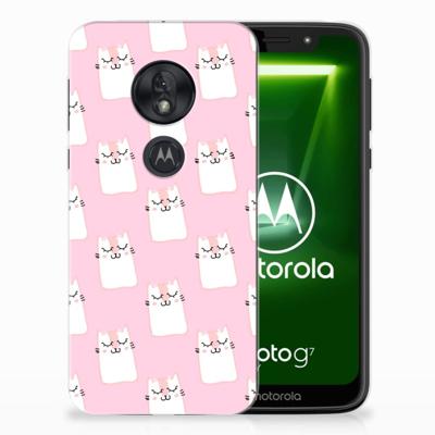 Motorola Moto G7 Play TPU Hoesje Sleeping Cats Motorola Moto G7 Play TPU Hoesje Sleeping Cats