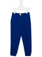 Ralph Lauren Kids pantalon de jogging à logo brodé - Bleu