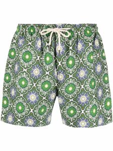 PENINSULA SWIMWEAR short de bain à imprimé abstrait - Vert