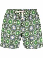 PENINSULA SWIMWEAR short de bain à imprimé abstrait - Vert