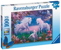 Ravensburger puzzel 100 stukjes betoverende eenhoorns - thumbnail