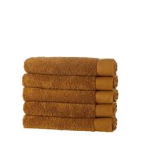 wehkamp home handdoek hotelkwaliteit (set van 5) (50 x 100 cm) Toffee