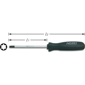 Hazet HAZET Torx-schroevendraaier Werkplaats Grootte T 40 Koplengte: 99 mm 1 stuk(s)