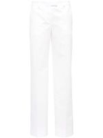 Miu Miu pantalon à coupe droite - Blanc