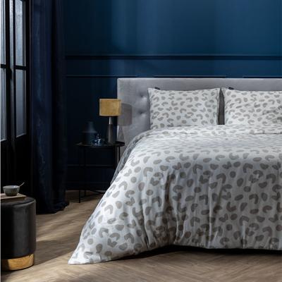 Presence Dekbedovertrek Flanel - Leopard 1-persoons (140 x 220 cm + 1 kussensloop) Dekbedovertrek