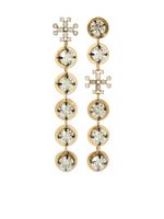 Tory Burch boucles d'oreilles pendantes serties de cristaux