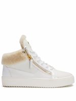 Giuseppe Zanotti baskets mi-montantes Kriss en cuir - Blanc