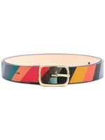 Paul Smith ceinture à rayures - Bleu - thumbnail