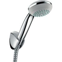 Hansgrohe Crometta 85 badset inclusief Crometta 85 handdouche 1 jet inclusief wandhouder inclusief doucheslang 125cm chroom 27576000 - thumbnail