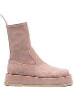 GIABORGHINI bottines Rosie Eco en daim - Rose - thumbnail