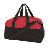 Sporttas model Fitness Master - 45 x 19 x 26 cm - rood/zwart