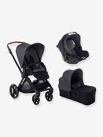 Combinatie trio JANE met kinderwagen Muum + reiswieg Micro + groep 0+ autostoel Koos iSize R1 zwart (cold black)