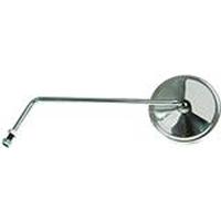Spiegel chroom, rond, links (rechtse schroefdraad)
