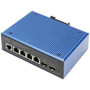 Digitus DN-651154 netwerk-switch Managed L2 Gigabit Ethernet (10/100/1000) Zwart, Blauw