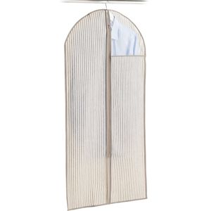 Beige beschermhoes voor kleding/kleren 60 x 120 cm   -