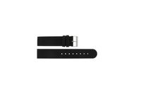 Horlogeband Skagen 533LTLW Leder Zwart 20mm