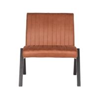 Label51 Fauteuil Matz - Cognac - Microfiber