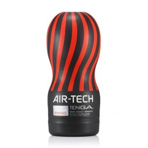 Tenga AIR-TECH STRONG Mannelijke bevrediger Zwart Thermoplastische elastomeer (TPE)