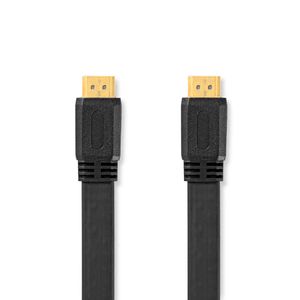 Nedis CVGL34100BK100 High Speed ??hdmi™-kabel Met Ethernet Hdmi™ Connector Hdmi™ Connector 4k@30hz 10.2 Gbps 10.0 M Plat Pvc Zwart Label