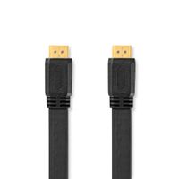 Nedis CVGL34100BK100 High Speed ??hdmi™-kabel Met Ethernet Hdmi™ Connector Hdmi™ Connector 4k@30hz 10.2 Gbps 10.0 M Plat Pvc Zwart Label - thumbnail