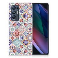 OPPO Find X3 Neo TPU Siliconen Hoesje Tiles Color - thumbnail