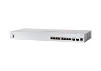 Cisco Business CBS350-8XT Managed Switch | 8 10GE poorten | 2x10G-SFP+ gedeeld | beperkte levenslange garantie voor hardware (CBS350-8XT-EU)