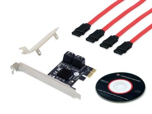 Conceptronic EMRICK 4-Port-SATA-PCIe-Adapter mit SATA-Kabel SATA-controller PCIe